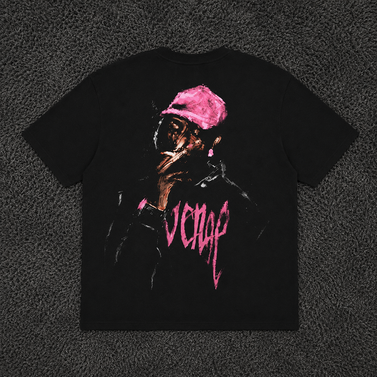 Revenge x Ski Mask The Slump God Pink Graphic Tee