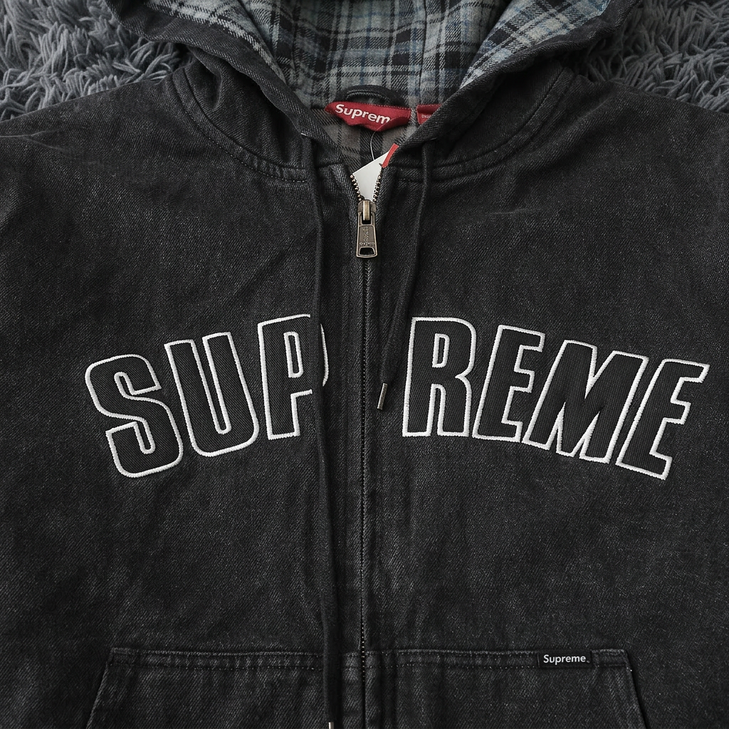 Supreme Plaid-Lined Cordura Work Jacket