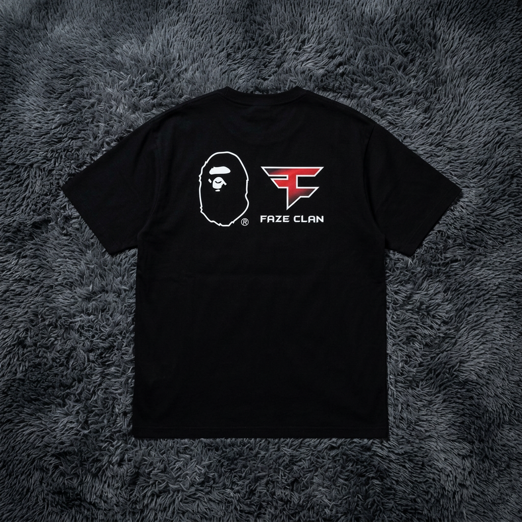 BAPE x FaZe Clan Camo Ape Head Tee