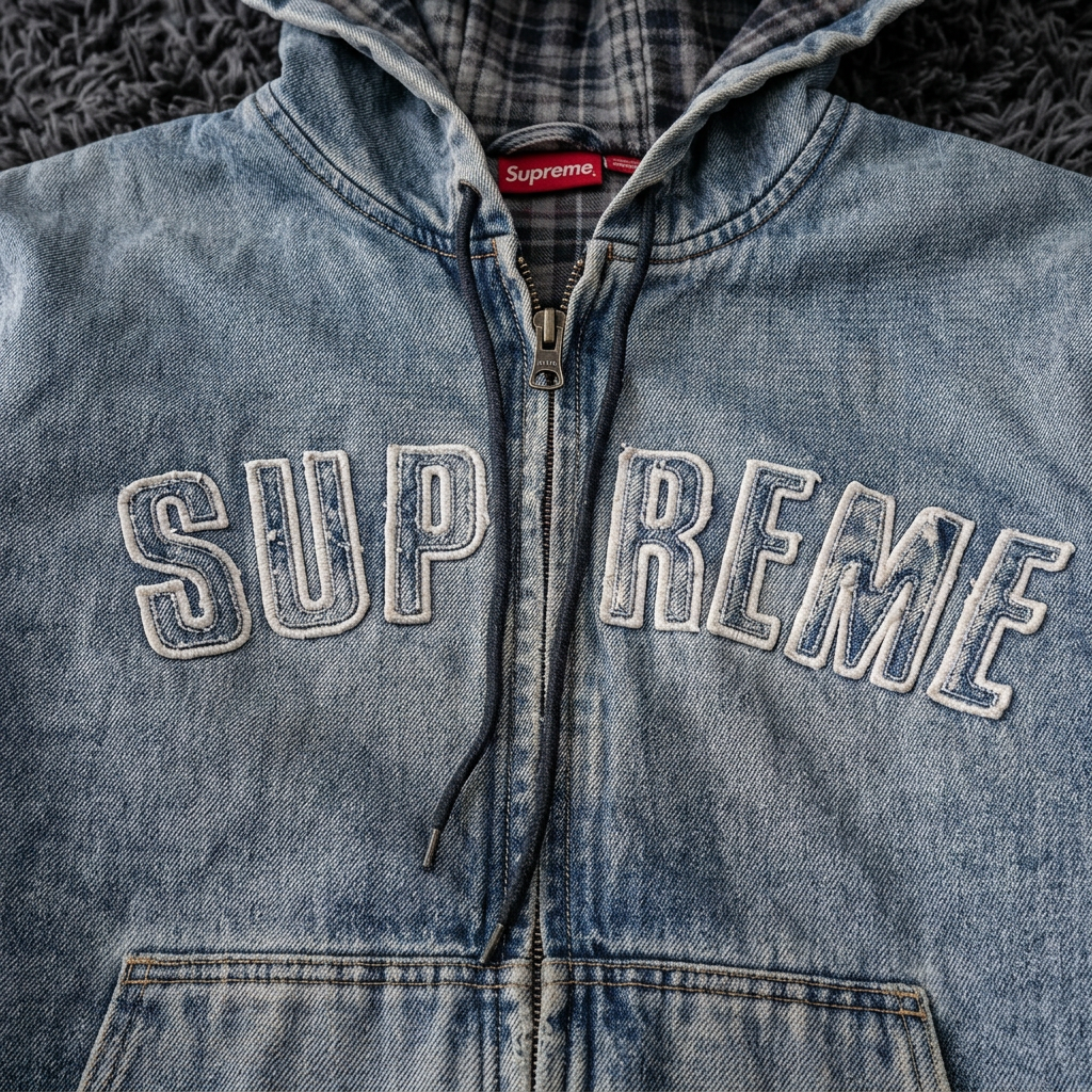 Supreme Plaid-Lined Cordura Work Jacket
