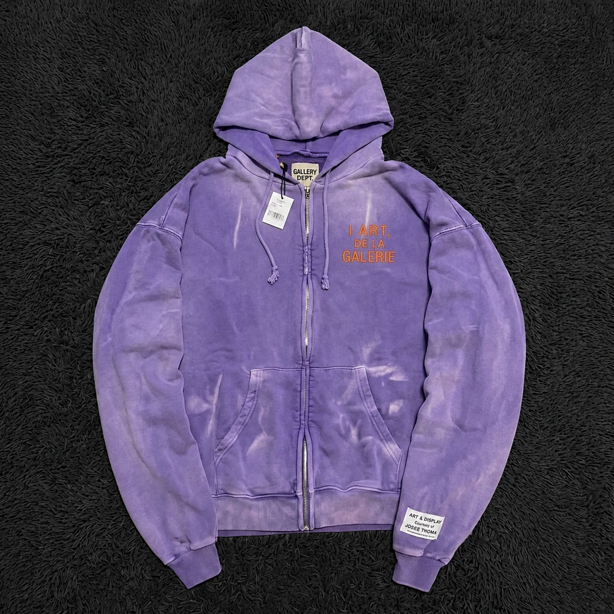 Gallery Dept. Sun-Faded Purple Zip-Up