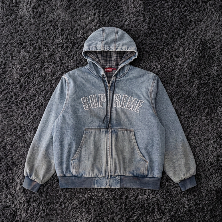 Supreme Plaid-Lined Cordura Work Jacket