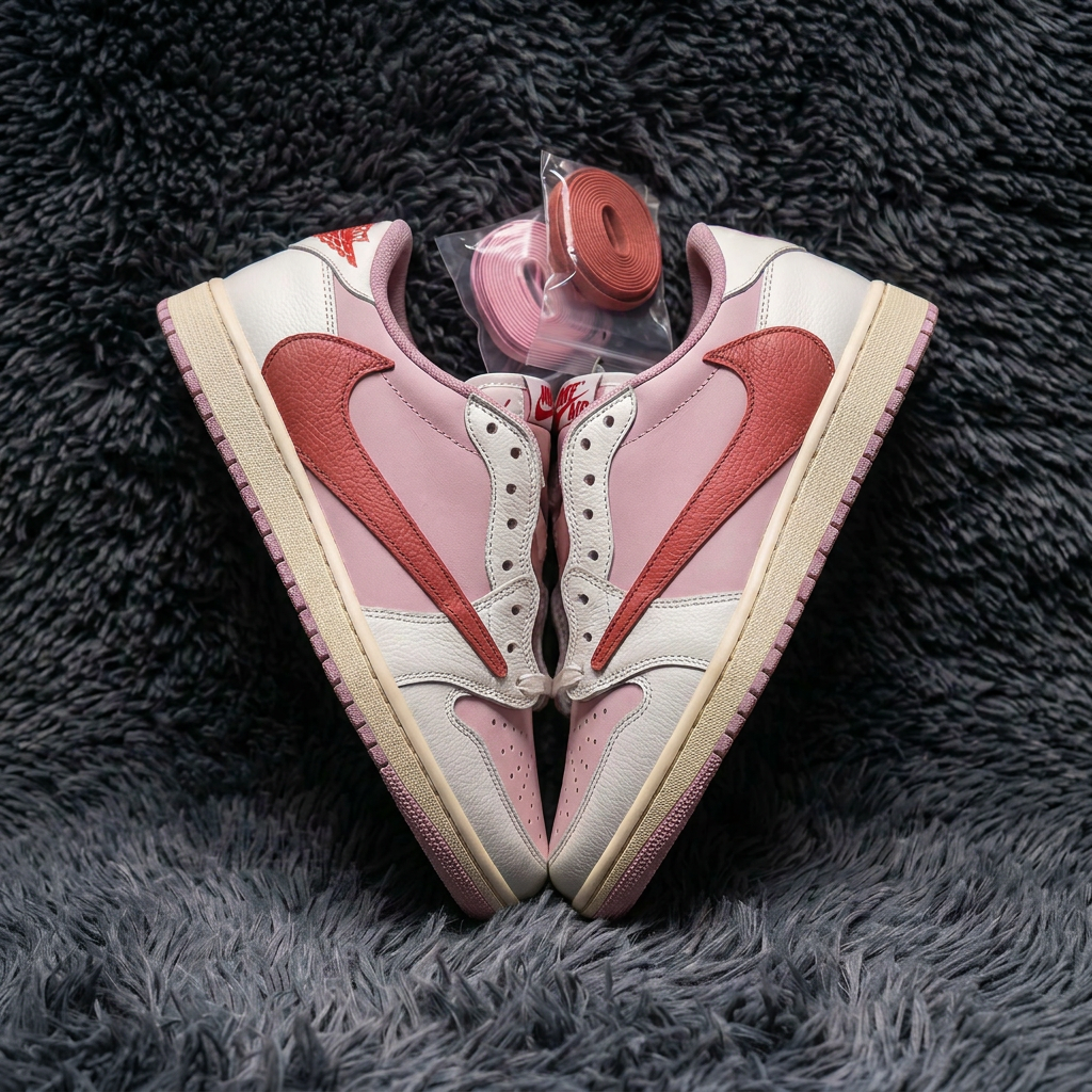 Travis Scott x Air Jordan 1 Low Pink