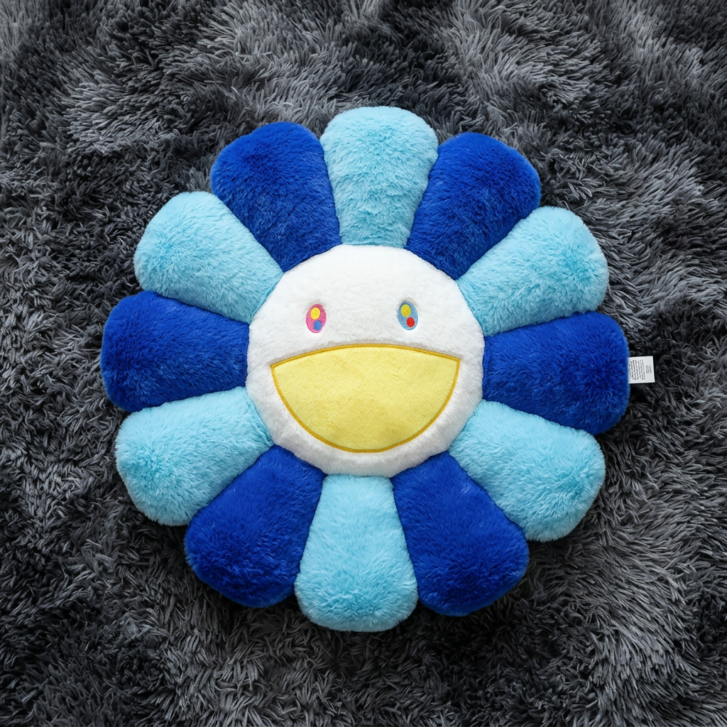 Takashi Murakami Flower Plush Pillow